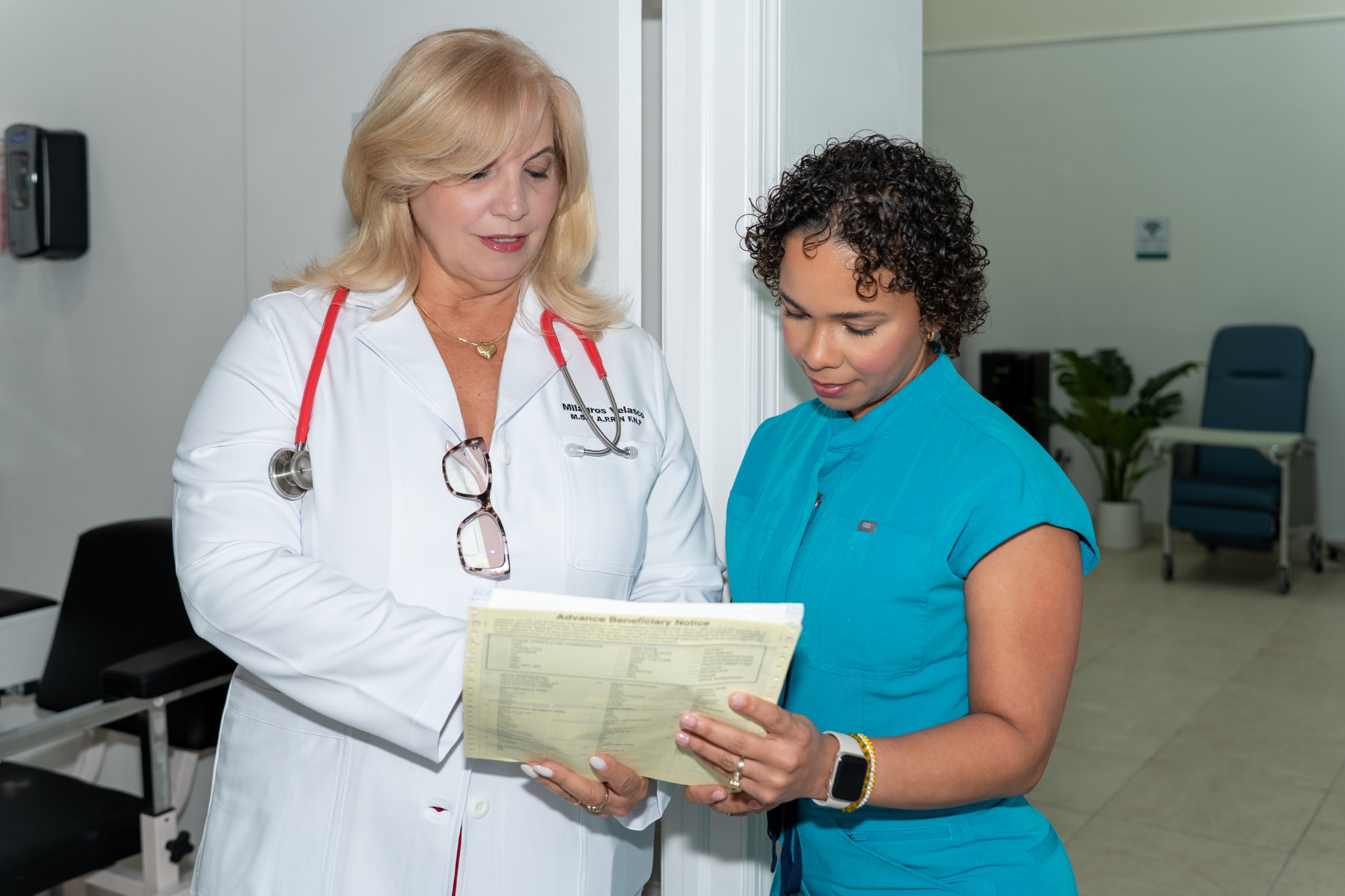 Corporate photography for a medical team